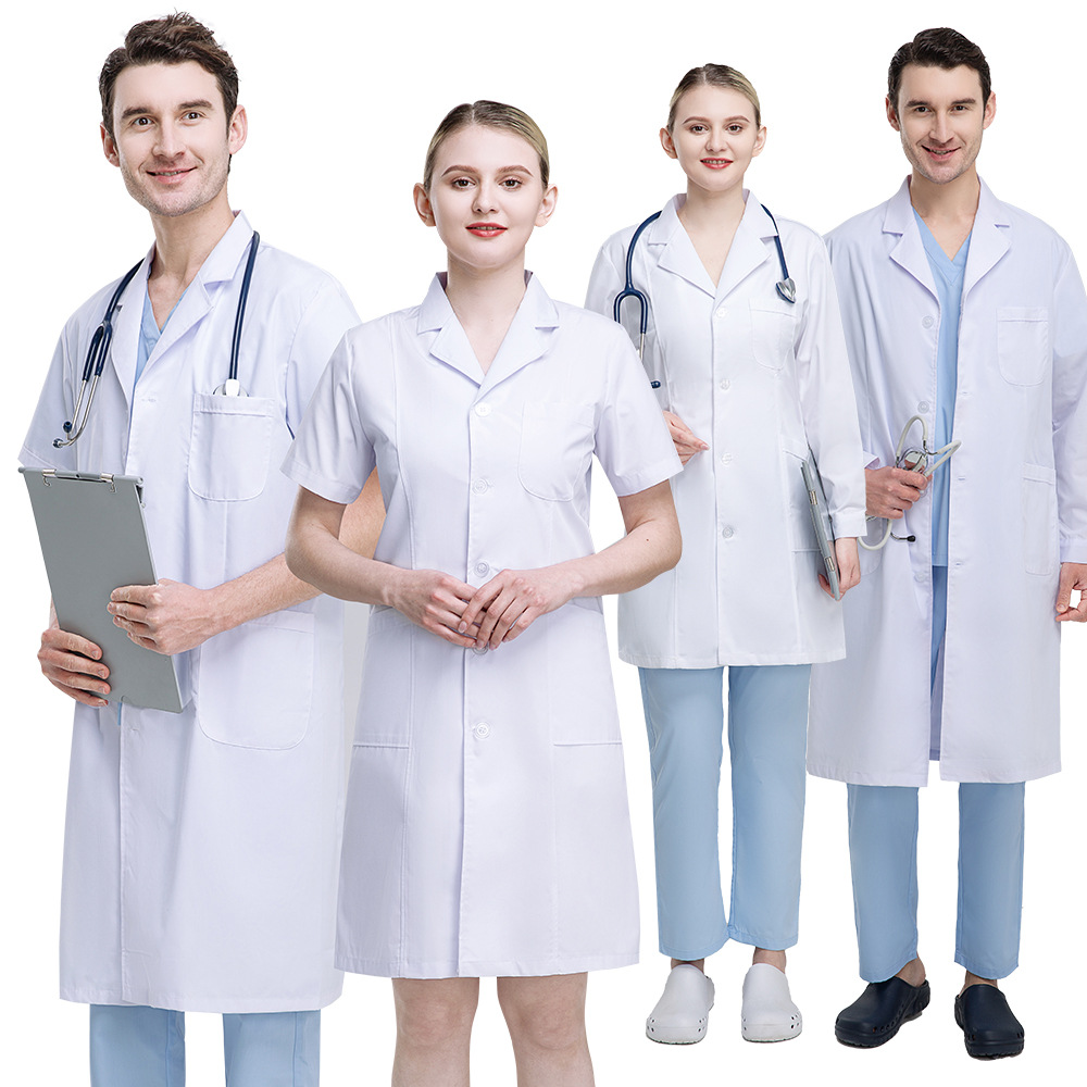 Medical Lab Gown - Uomini professionisti Medici Abbigliamento Uniformi mediche